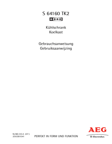 Aeg-Electrolux S64160TK2 User manual Aeg-Electrolux S64160TK2 User manual
