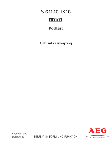 Aeg-Electrolux S64140TK18 User manual Aeg-Electrolux S64140TK18 User manual