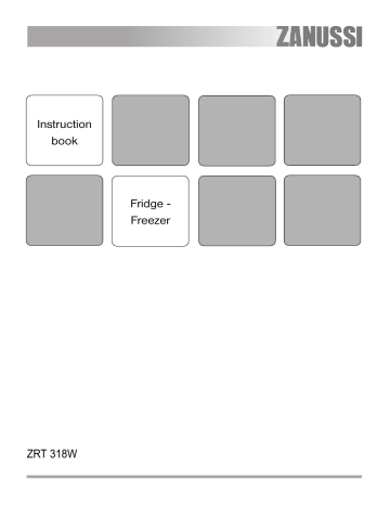Zanussi ZRT318W User manual Zanussi ZRT318W User manual