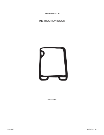 Electrolux ER5763C User manual Electrolux ER5763C User manual