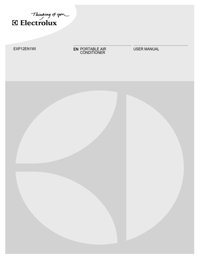 Electrolux EXP09EN1WI, EXP12EN1WI User manual Electrolux EXP09EN1WI, EXP12EN1WI User manual