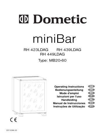Dometic RH423LDAG User manual Dometic RH423LDAG User manual