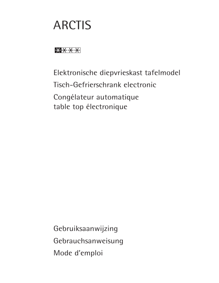 AEG ÖKOARCTIS1063-7GS User manual AEG ÖKOARCTIS1063-7GS User manual