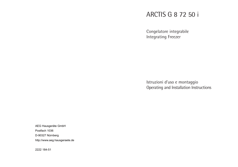 AEG OKOS2942-4I, AG87250I User manual AEG OKOS2942-4I, AG87250I User manual