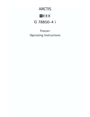 Aeg-Electrolux AG78850-4I User manual Aeg-Electrolux AG78850-4I User manual