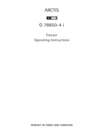 AEG AG78850-4I User manual AEG AG78850-4I User manual