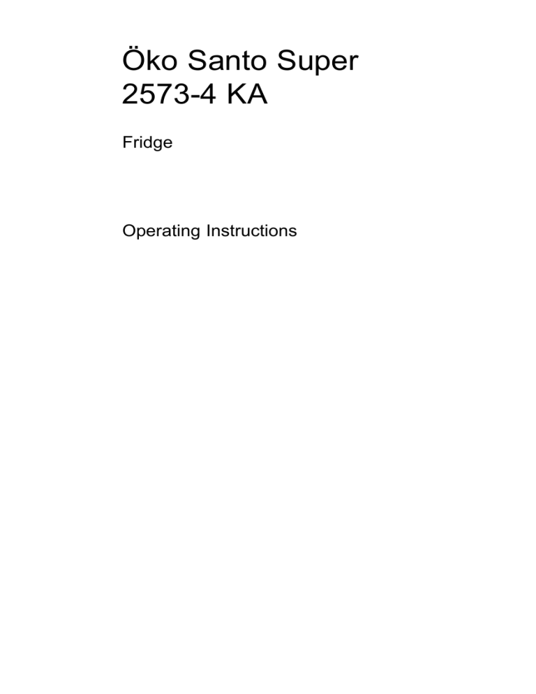 AEG ÖKO_S.S2573-4KA User manual AEG ÖKO_S.S2573-4KA User manual