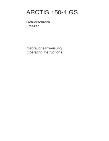 AEG A150-4GS User manual AEG A150-4GS User manual