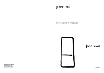 John Lewis JLBIFF1801 User manual John Lewis JLBIFF1801 User manual