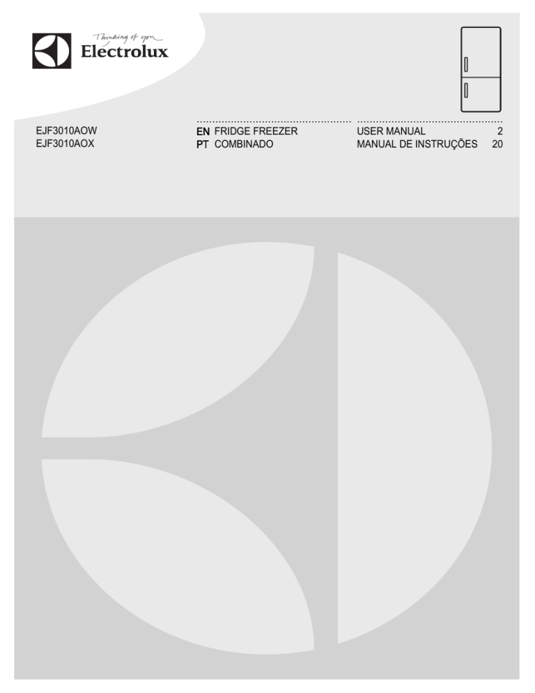 Electrolux EJF3010AOW User manual Electrolux EJF3010AOW User manual