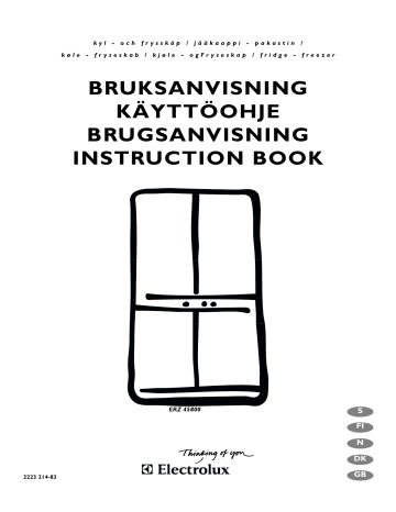 Electrolux ERZ45800 User manual Electrolux ERZ45800 User manual