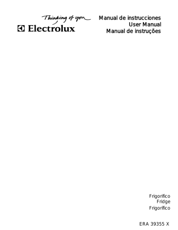 Electrolux ERA39355X User manual Electrolux ERA39355X User manual
