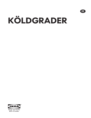 IKEA KÖLDGRADER User manual IKEA KÖLDGRADER User manual