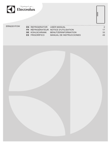 Electrolux ERN2201FOW User manual Electrolux ERN2201FOW User manual