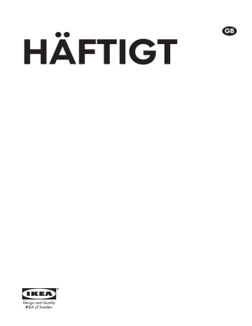 IKEA HÄFTIGT User manual IKEA HÄFTIGT User manual