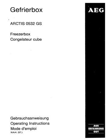 AEG ARC0532-1GS User manual AEG ARC0532-1GS User manual