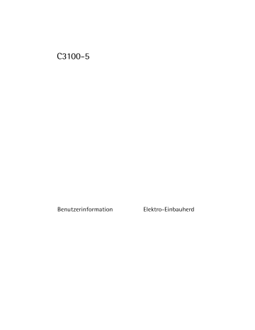 Aeg-Electrolux C3100-5-M Benutzerhandbuch | Manualzz Aeg-Electrolux C3100-5-M Benutzerhandbuch | Manualzz