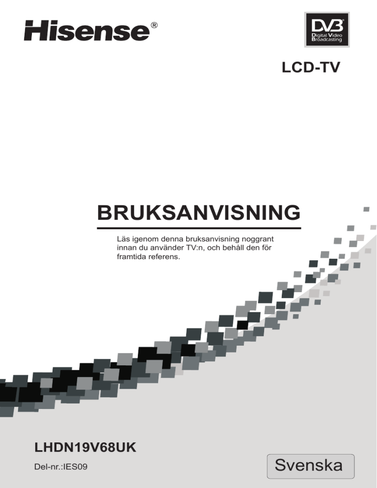 Electrolux ETV38000X User manual Electrolux ETV38000X User manual