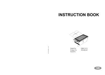Electrolux EHB334X User manual Electrolux EHB334X User manual