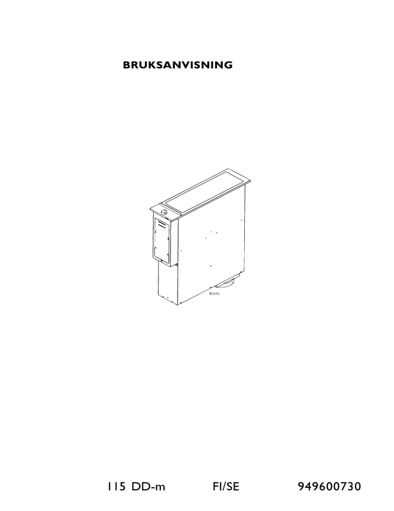 AEG 115DDM User manual AEG 115DDM User manual