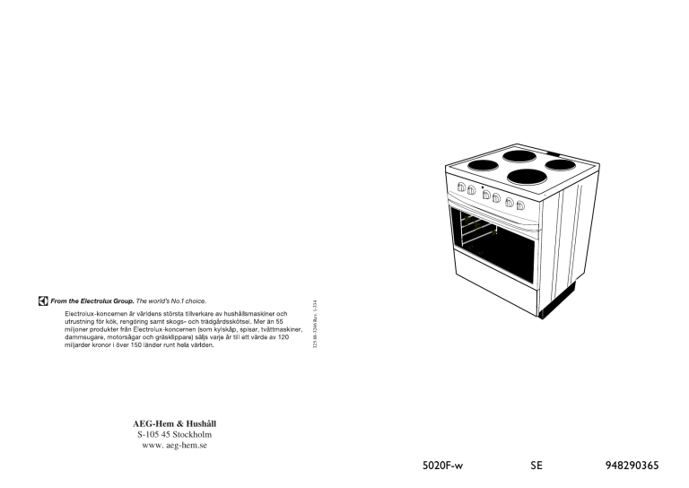 AEG 5020F-W User manual AEG 5020F-W User manual