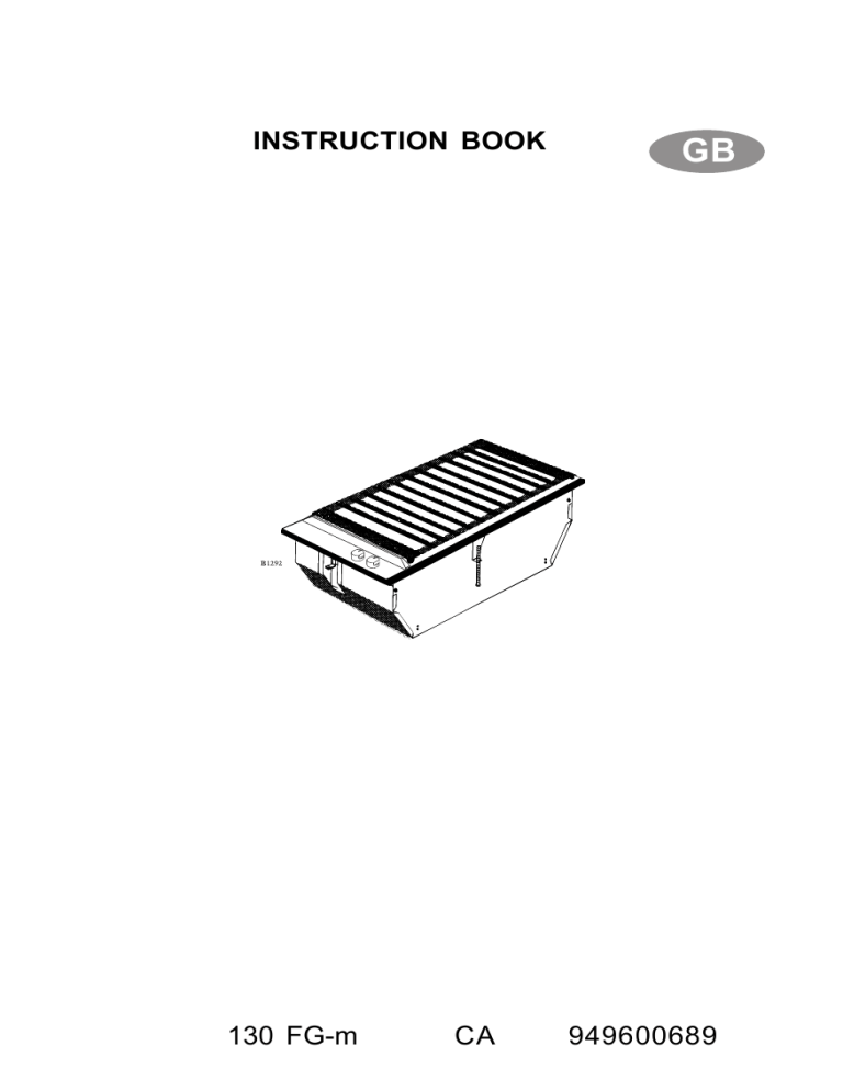 AEG 130FGM User manual AEG 130FGM User manual