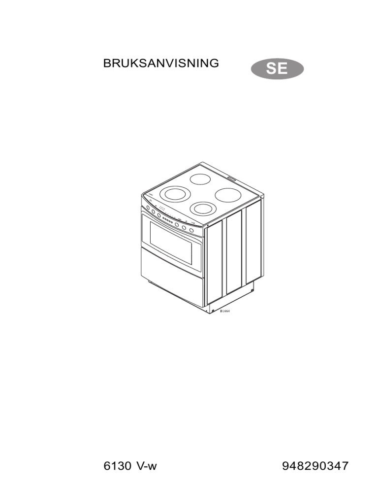 AEG 6130V-B, 6130V-W User manual AEG 6130V-B, 6130V-W User manual