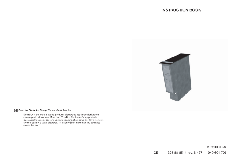 AEG FM2500DD-A User manual AEG FM2500DD-A User manual