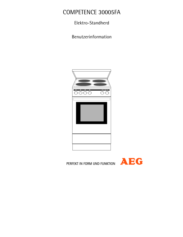 AEG 30005FA-W User manual AEG 30005FA-W User manual