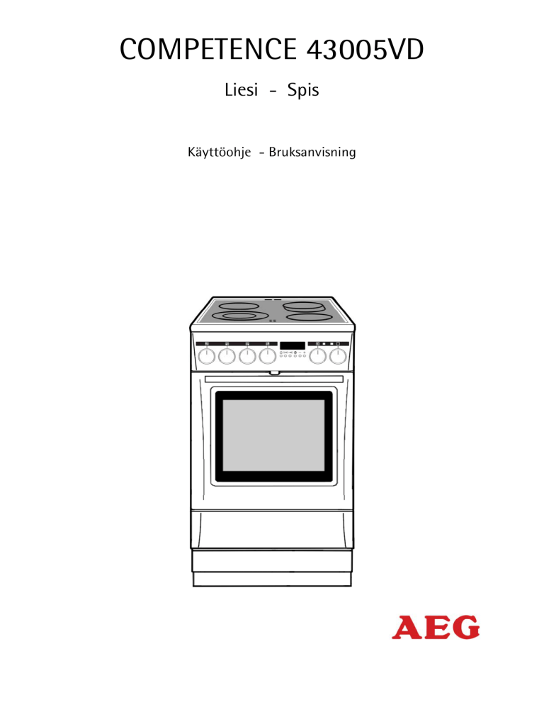 AEG 43005VD-WN User manual AEG 43005VD-WN User manual