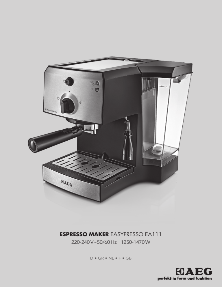 AEG EA111 User manual AEG EA111 User manual