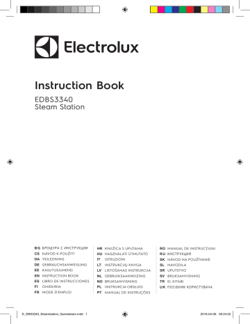 Electrolux EDBS3350CH User manual Electrolux EDBS3350CH User manual