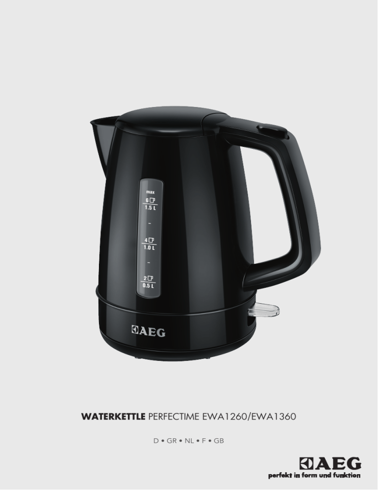 AEG EWA1260, EWA1260-1 User manual AEG EWA1260, EWA1260-1 User manual