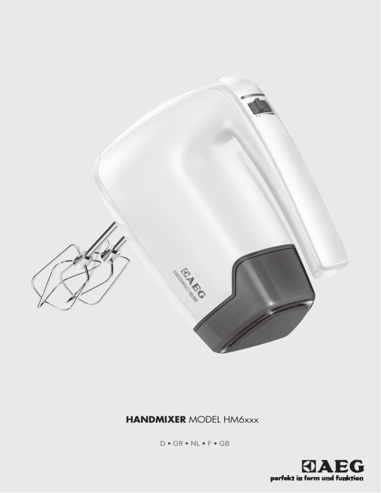 AEG HM6800 User manual AEG HM6800 User manual