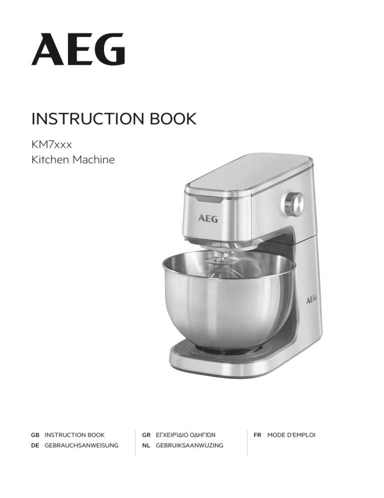 AEG KM7300, KM7300-U User manual AEG KM7300, KM7300-U User manual