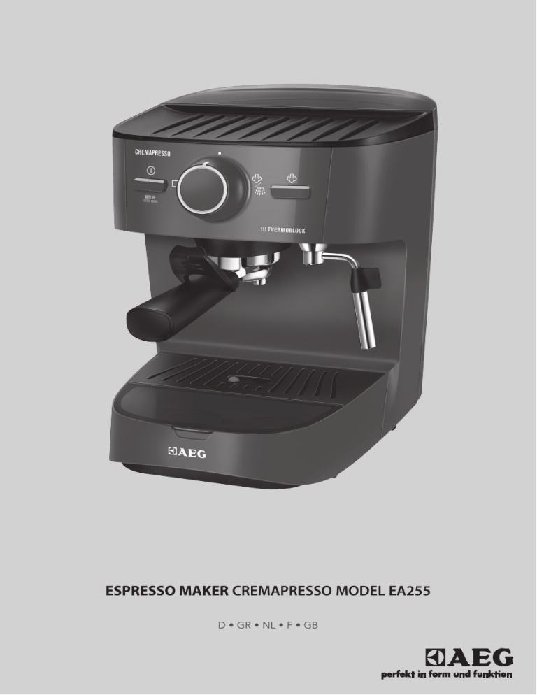 AEG EA255 User manual AEG EA255 User manual