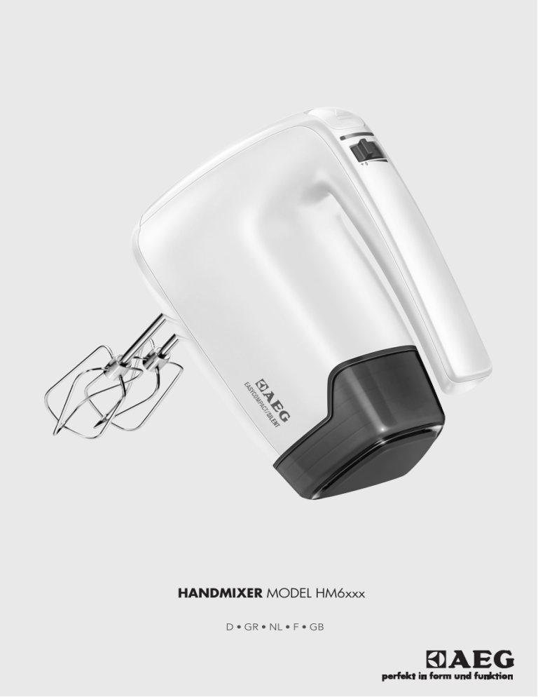 AEG HM6200, HM6300 User manual AEG HM6200, HM6300 User manual