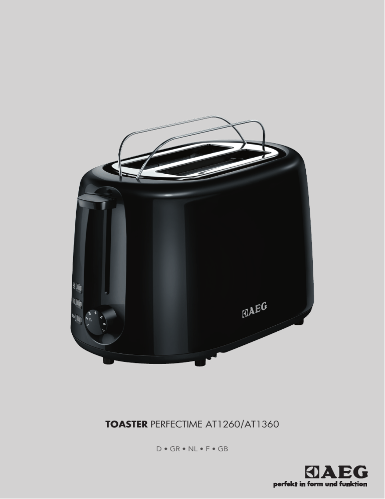 AEG AT1360, AT1260 User manual AEG AT1360, AT1260 User manual