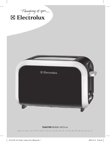 Electrolux EAT3130PU, EAT3100, EAT3130YE, EAT3110, EAT3130, EAT3130RE, EAT3140 User manual Electrolux EAT3130PU, EAT3100, EAT3130YE, EAT3110, EAT3130, EAT3130RE, EAT3140 User manual