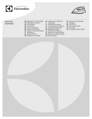Electrolux EDBT800 User manual Electrolux EDBT800 User manual