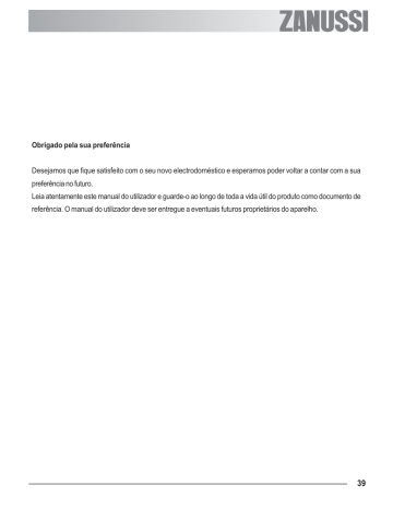 Zanussi ZYB593XQ User manual Zanussi ZYB593XQ User manual