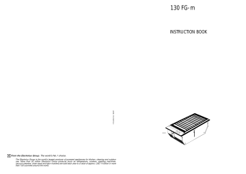 Aeg-Electrolux 130FG-M User Manual | Manualzz Aeg-Electrolux 130FG-M User Manual | Manualzz