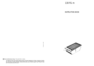 Aeg-Electrolux 130FG-M User manual Aeg-Electrolux 130FG-M User manual