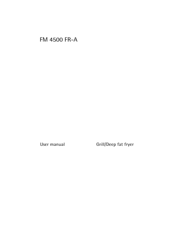 Aeg-Electrolux FM4500FR-A User manual Aeg-Electrolux FM4500FR-A User manual