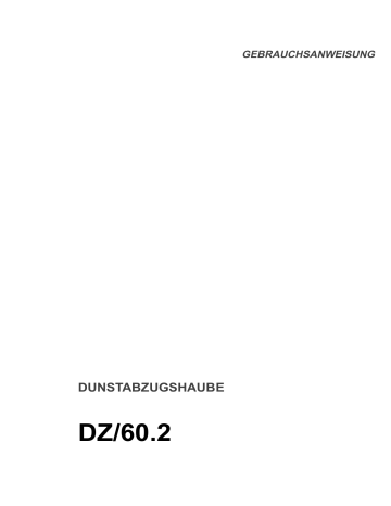 Therma DZ/60.2 User manual Therma DZ/60.2 User manual