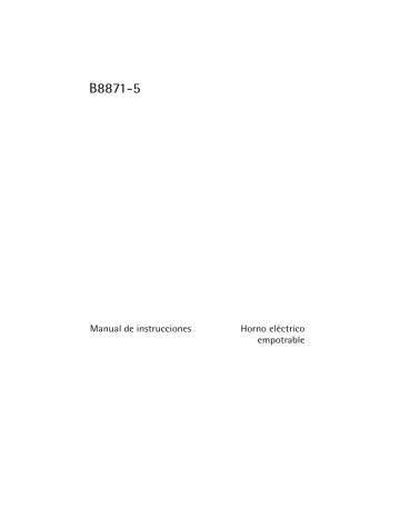 Aeg-Electrolux B8871-5-M Manual de usuario | Manualzz Aeg-Electrolux B8871-5-M Manual de usuario | Manualzz