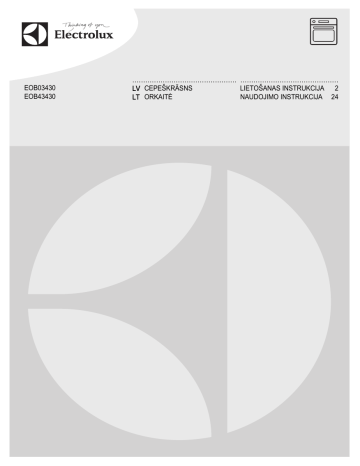 Electrolux EOB43430OX, EOB43430OK User manual Electrolux EOB43430OX, EOB43430OK User manual