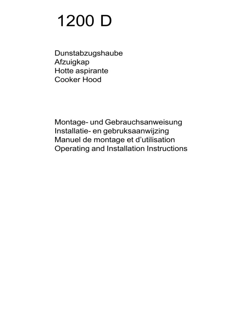 AEG 1200D-M, 1200D-D, 1200D-W User manual AEG 1200D-M, 1200D-D, 1200D-W User manual