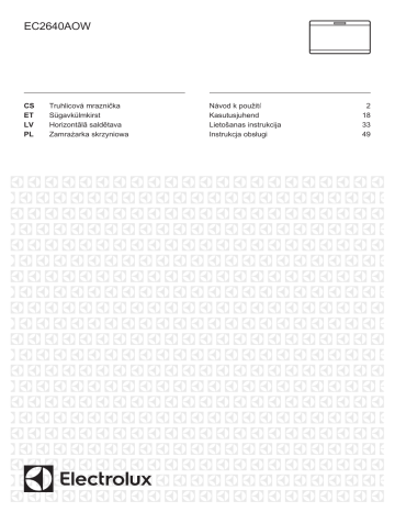 Electrolux EC2640AOW User manual Electrolux EC2640AOW User manual