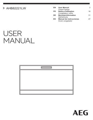 AEG AHB82221LW User manual AEG AHB82221LW User manual
